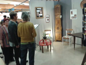 La visite d'inauguration par Mme Le Maire