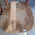 Chaise Baumann - assise percée détail