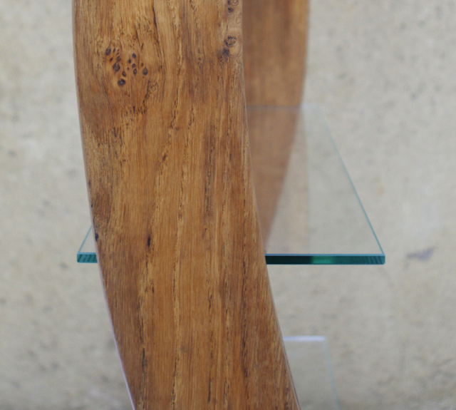 Etagère en up-cycling, détail